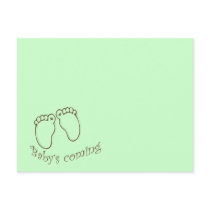 babys coming feet