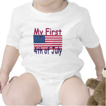 Baby's First 4th of July Infant Onesie, Creeper