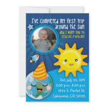 BABYS FIRST BIRTHDAY INVITATION