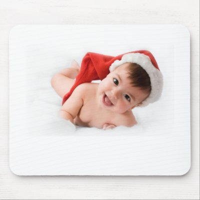 Baby's First Christmas Mousepad by thomascomedia