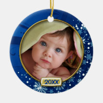 Baby's First Christmas Photo Frame ornaments