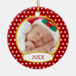 Baby's First Christmas Photo Ornament