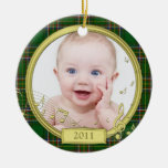 Baby's First Christmas Photo Template Ornament