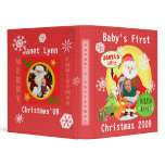 Baby's First Christmas Scrapbook Binder-Custom