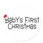 Babys First Christmas Stickers