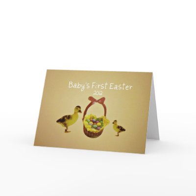 Baby's First Easter 2012 Cards by Snowpeaceful