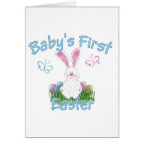 Baby's First Easter (blue) cards