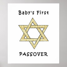 Baby's First Passover Posters