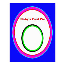 Baby's First Picture The MUSEUM Zazzle Gifts 3 Invite