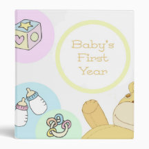 Baby's First Year Binder