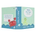 Baby's First Year Photo Album Under the Sea theme binders