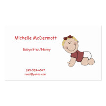 Babysitter Business Card