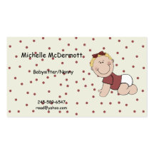 Babysitter Business Card