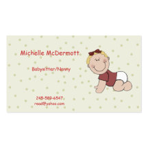 Babysitter Business Card
