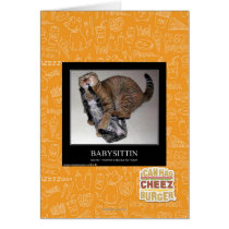 Babysittin Greeting Card