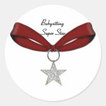 Babysitting Super Star Sticker