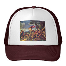 Bacchus And Ariadne " By Tizian (Best Quality) Mesh Hats
