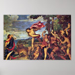 Bacchus And Ariadne " By Tizian (Best Quality) Print