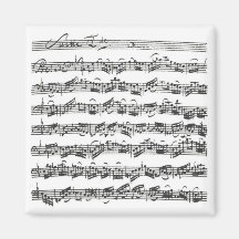 Bach Cello Suite Refrigerator Magnet