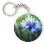Bachelor Button keychains