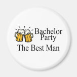 Bachelor Party Best Man (Beers) Fridge Magnet