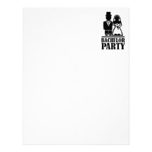 Bachelor Party couple Letterhead Template