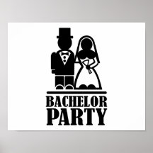 Bachelor Party couple Posters
