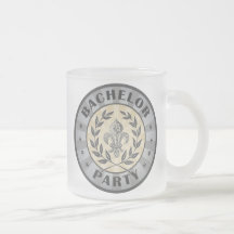 Bachelor Party Crest Design Coffee Mug