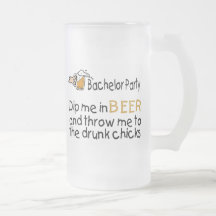Bachelor Party Dip Me In Beer Mug