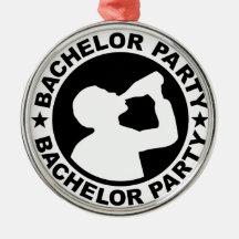 Bachelor Party drinking Ornament