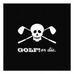 Bachelor Party Golf - Not Dead Yet! Custom Invite
