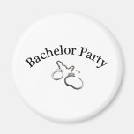 Bachelor Party Handcuffs Magnet