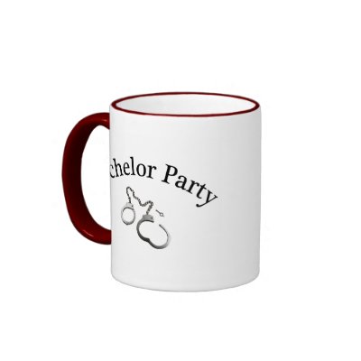 Bachelor Party (Handcuffs) Mug by TeeZazzle