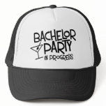Bachelor Party in Progress Mesh Hat