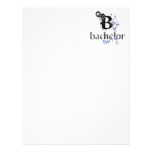 Bachelor Party Letterhead Design