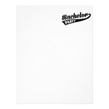 Bachelor Party Letterhead Template