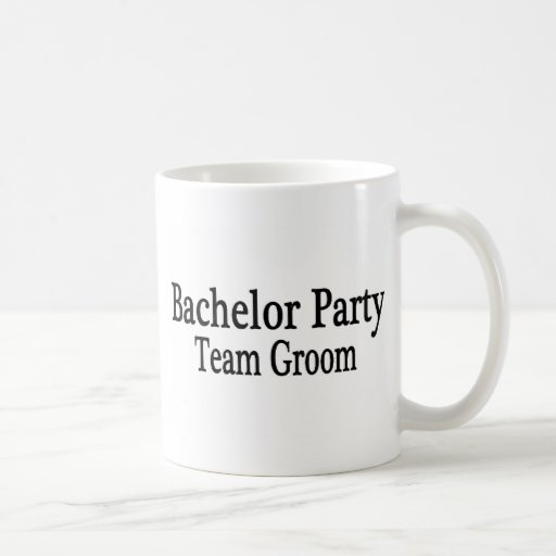 Bachelor Party Team Groom Coffee Mug