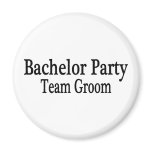 Bachelor Party Team Groom Magnet