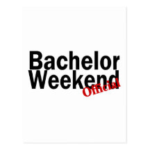 Bachelor Weekend (Official) Post Card