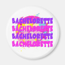 Bachelorette (4 Times) Fridge Magnet