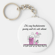 Bachelorette All About Me Key Chains
