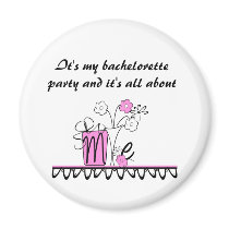 Bachelorette All About Me Fridge Magnets