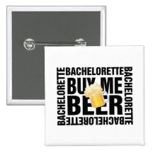 Bachelorette buy me beer (beer mug) button