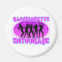 Bachelorette Entourage Fridge Magnet