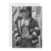 Bachelorette Fireman Party Invitation