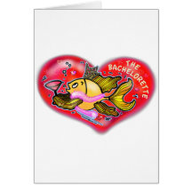 Bachelorette  Hen Party Fish Greeting Cards