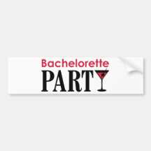 Bachelorette Party Auto Aufkleber