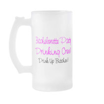 Bachelorette Party Drinking Crew Mugs