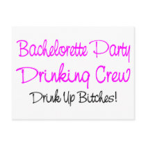 Bachelorette Party Drinking Crew