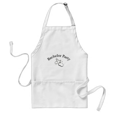 Bachelorette Party Handcuffs Aprons by CelebrationZazzle